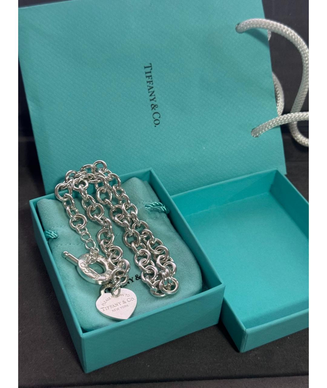 TIFFANY&CO Серебряное серебряное колье, фото 2