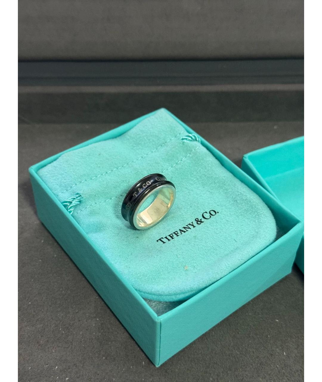 TIFFANY&CO Серое серебряное кольцо, фото 7