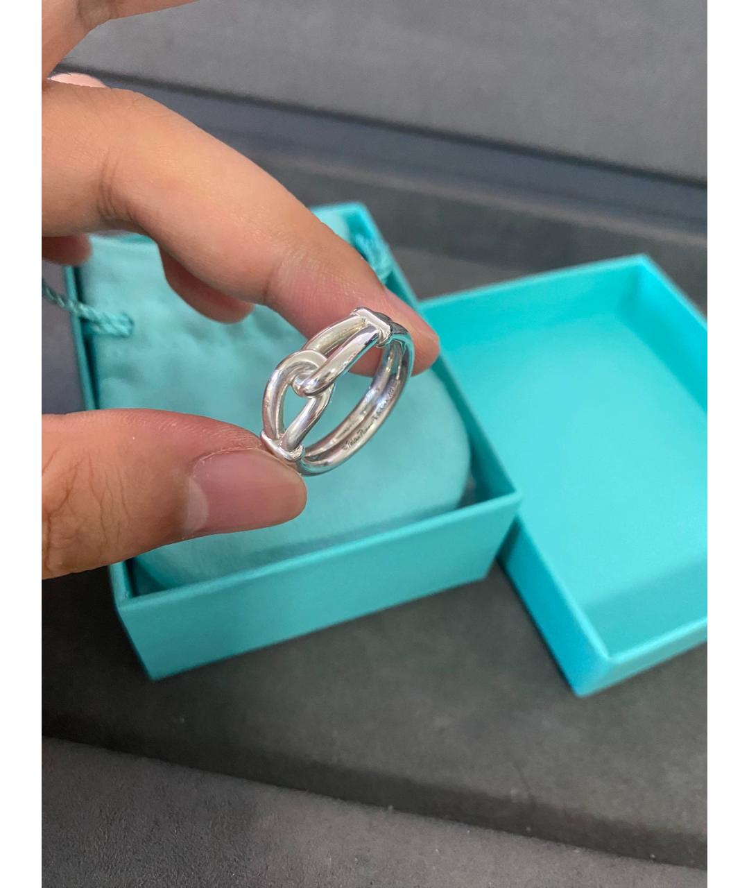 TIFFANY&CO Серебряное серебряное кольцо, фото 3