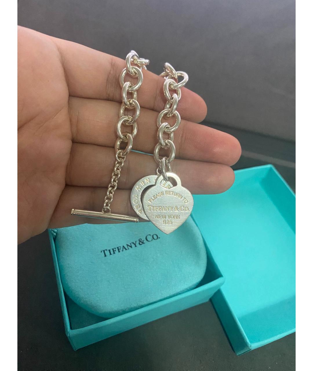 TIFFANY&CO Серебряный серебряный браслет, фото 3