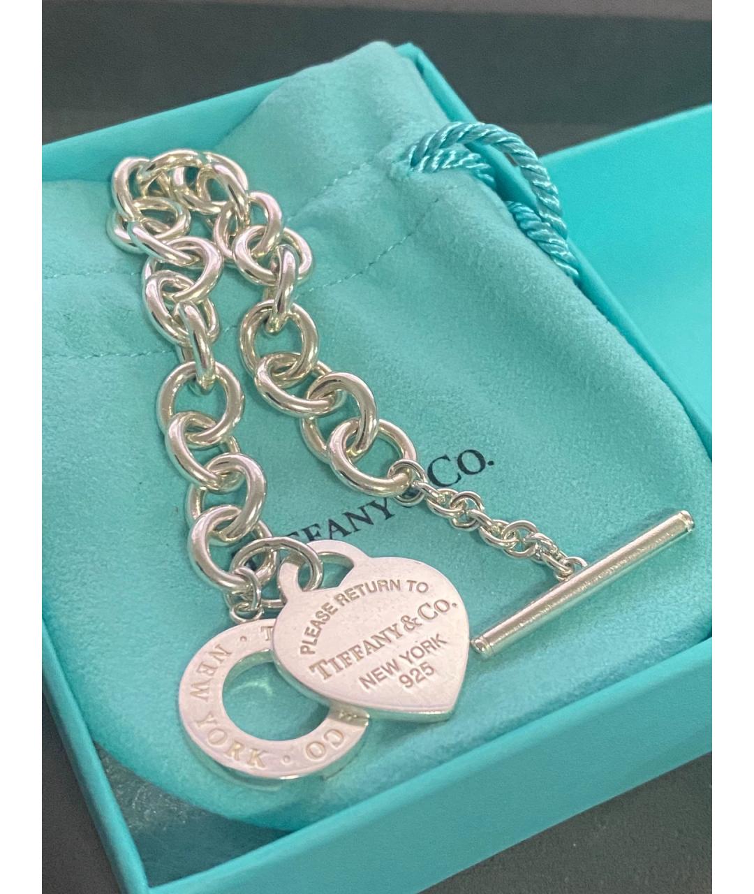 TIFFANY&CO Серебряный серебряный браслет, фото 6
