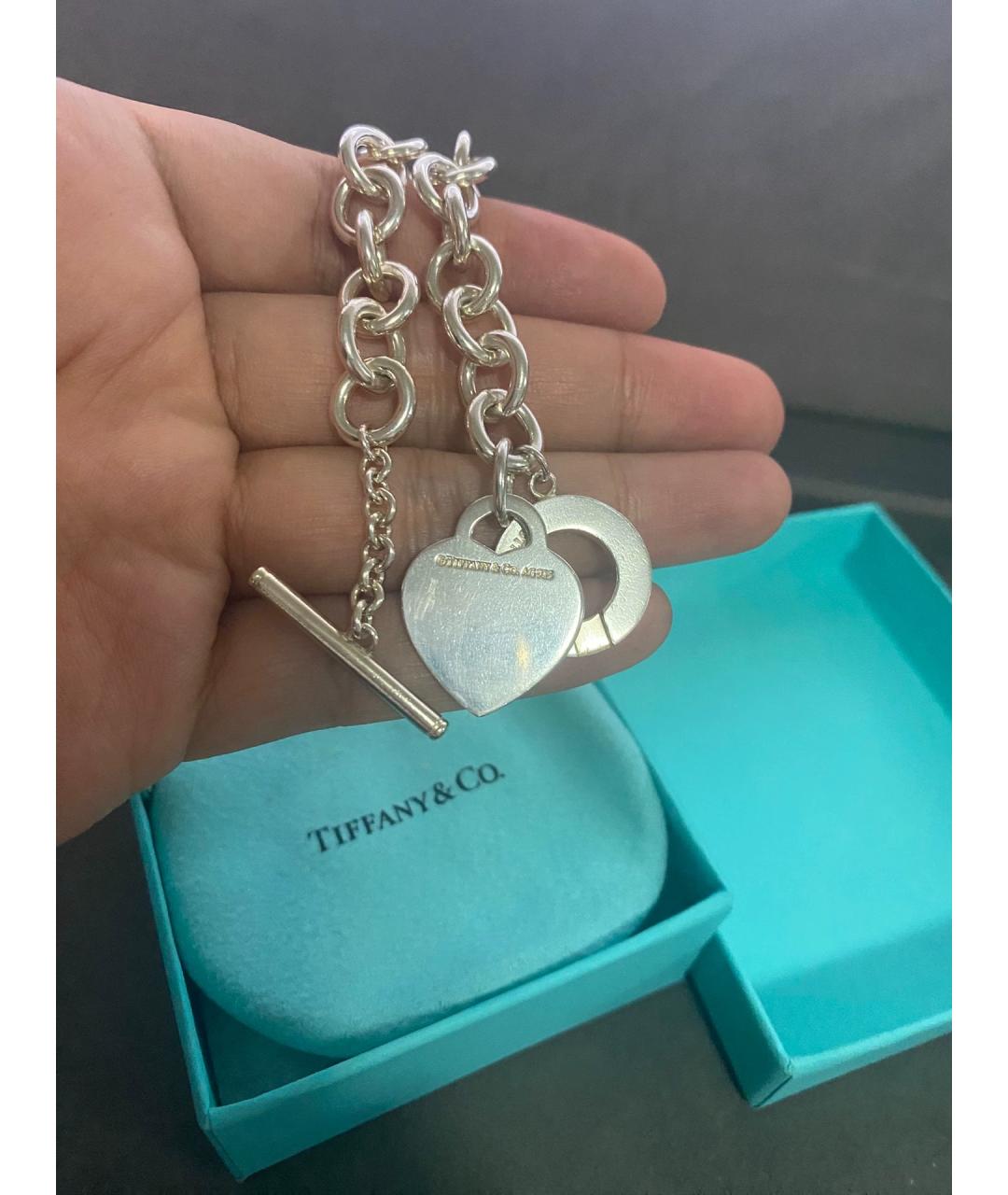 TIFFANY&CO Серебряный серебряный браслет, фото 4