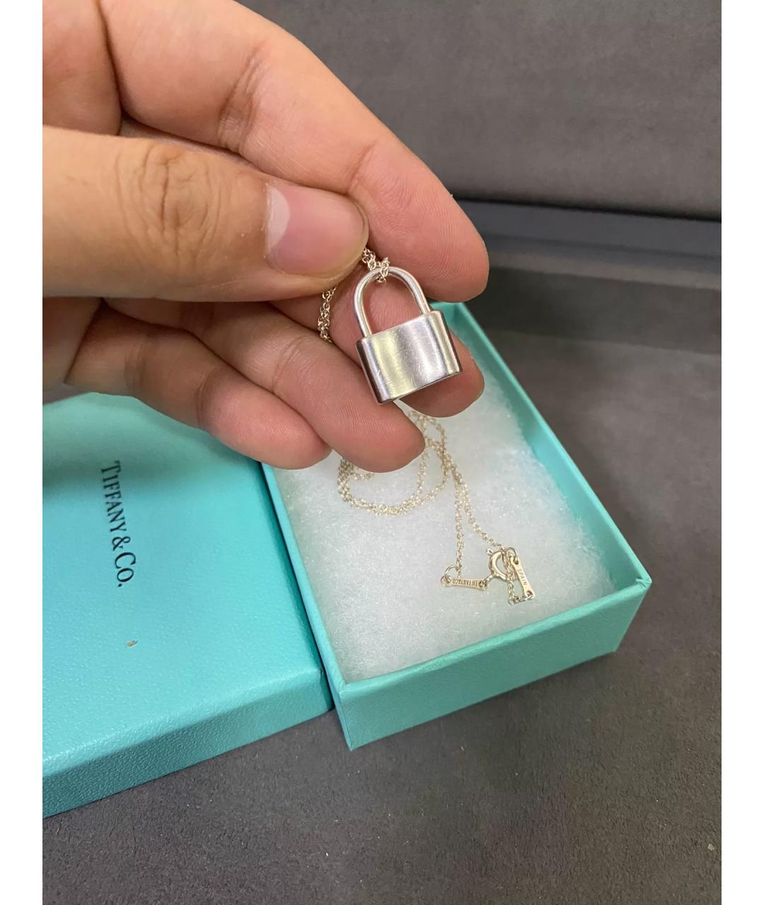 TIFFANY&CO Серебряное серебряное колье, фото 4
