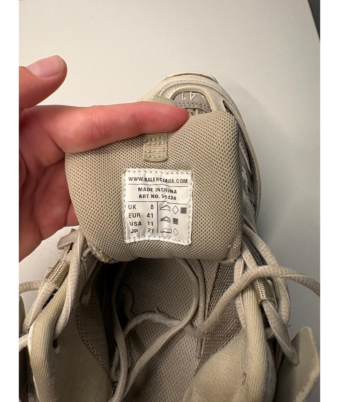 BALENCIAGA Зеленые кроссовки, фото 7