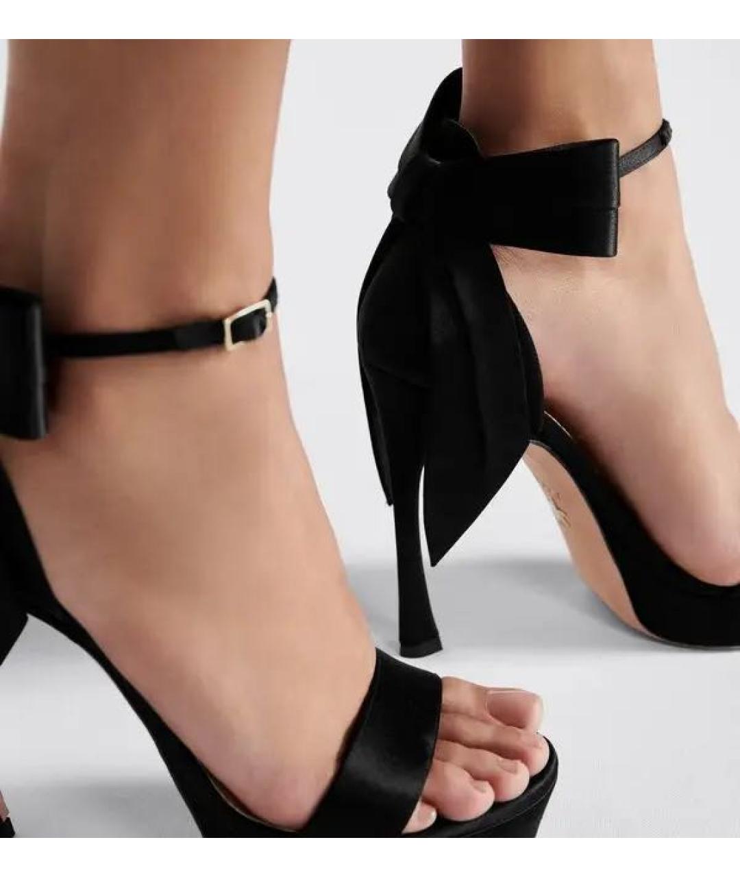 CHRISTIAN DIOR Черные босоножки, фото 2
