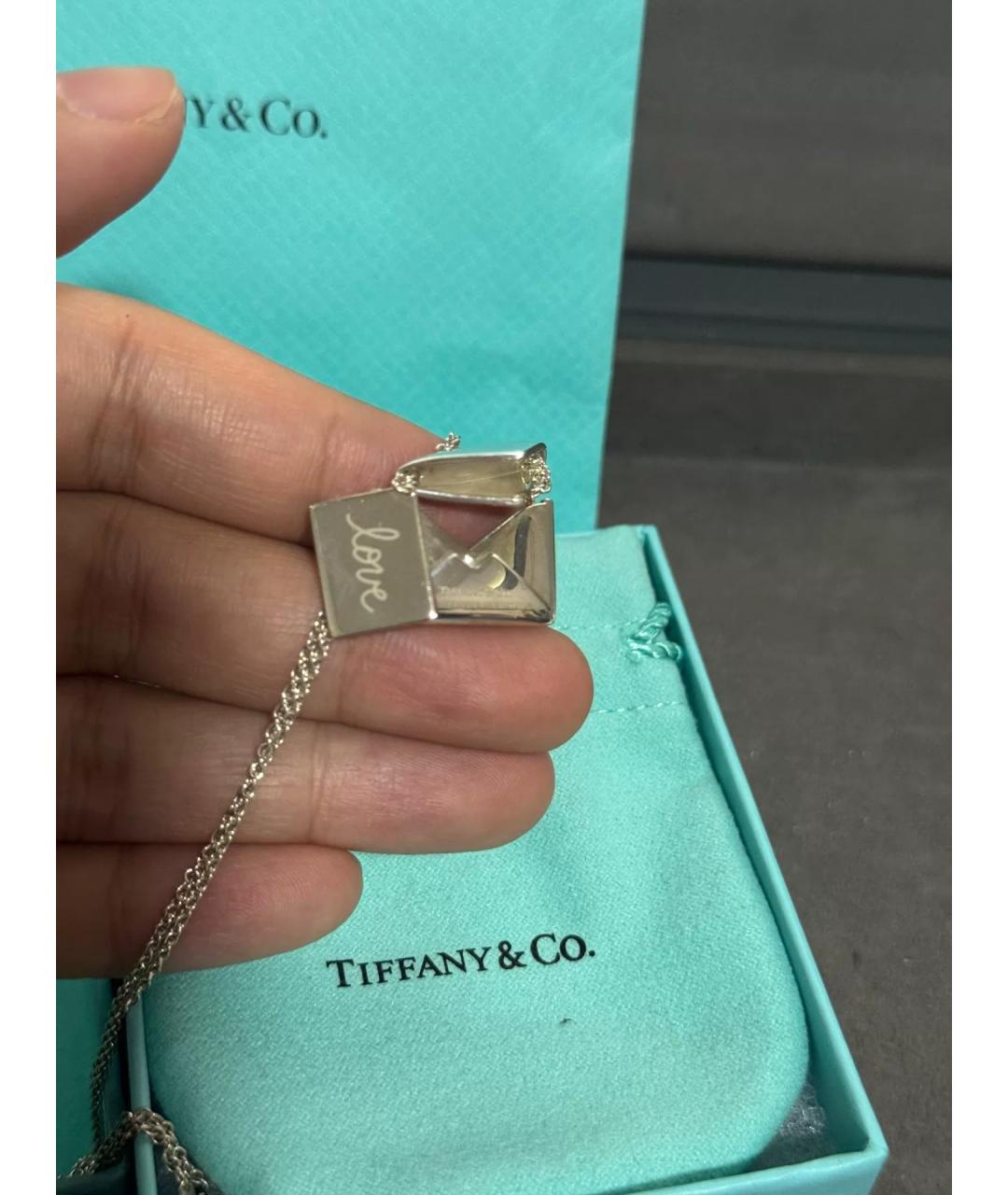 TIFFANY&CO Серебряное серебряное колье, фото 7