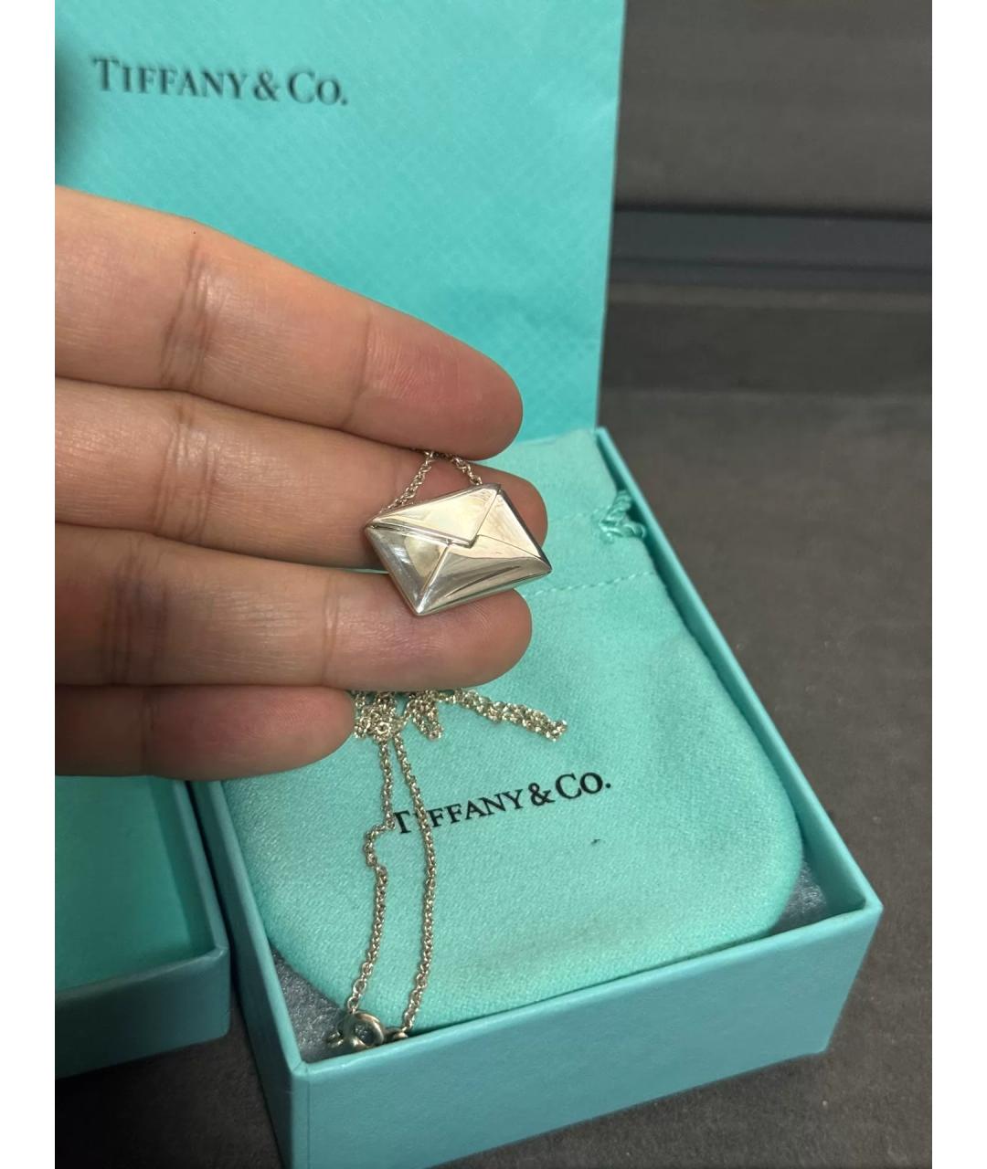 TIFFANY&CO Серебряное серебряное колье, фото 4