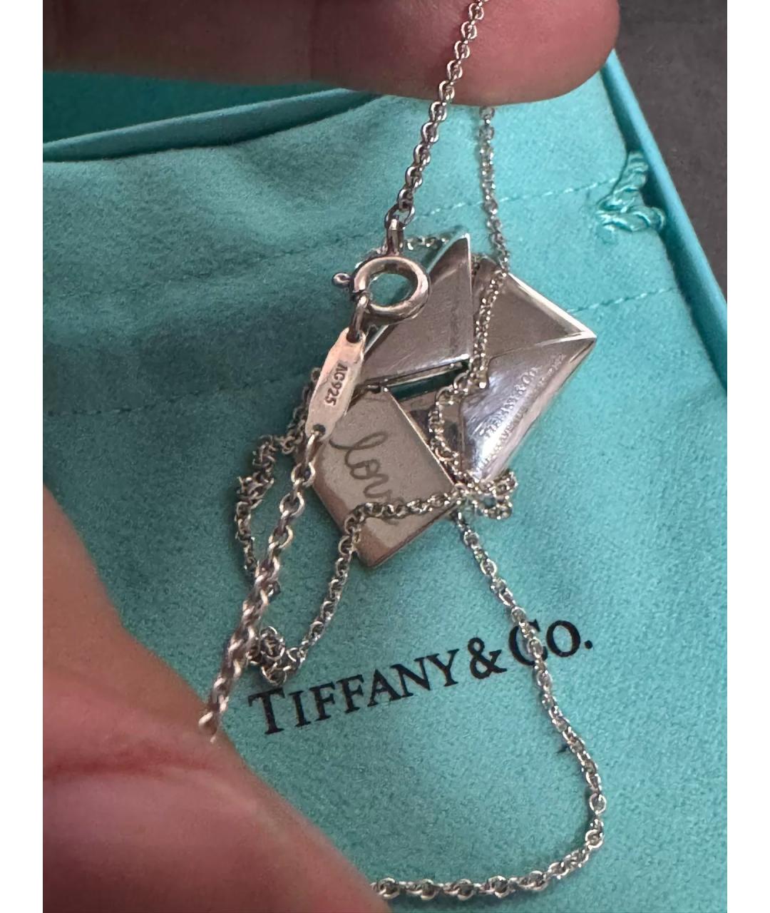 TIFFANY&CO Серебряное серебряное колье, фото 8