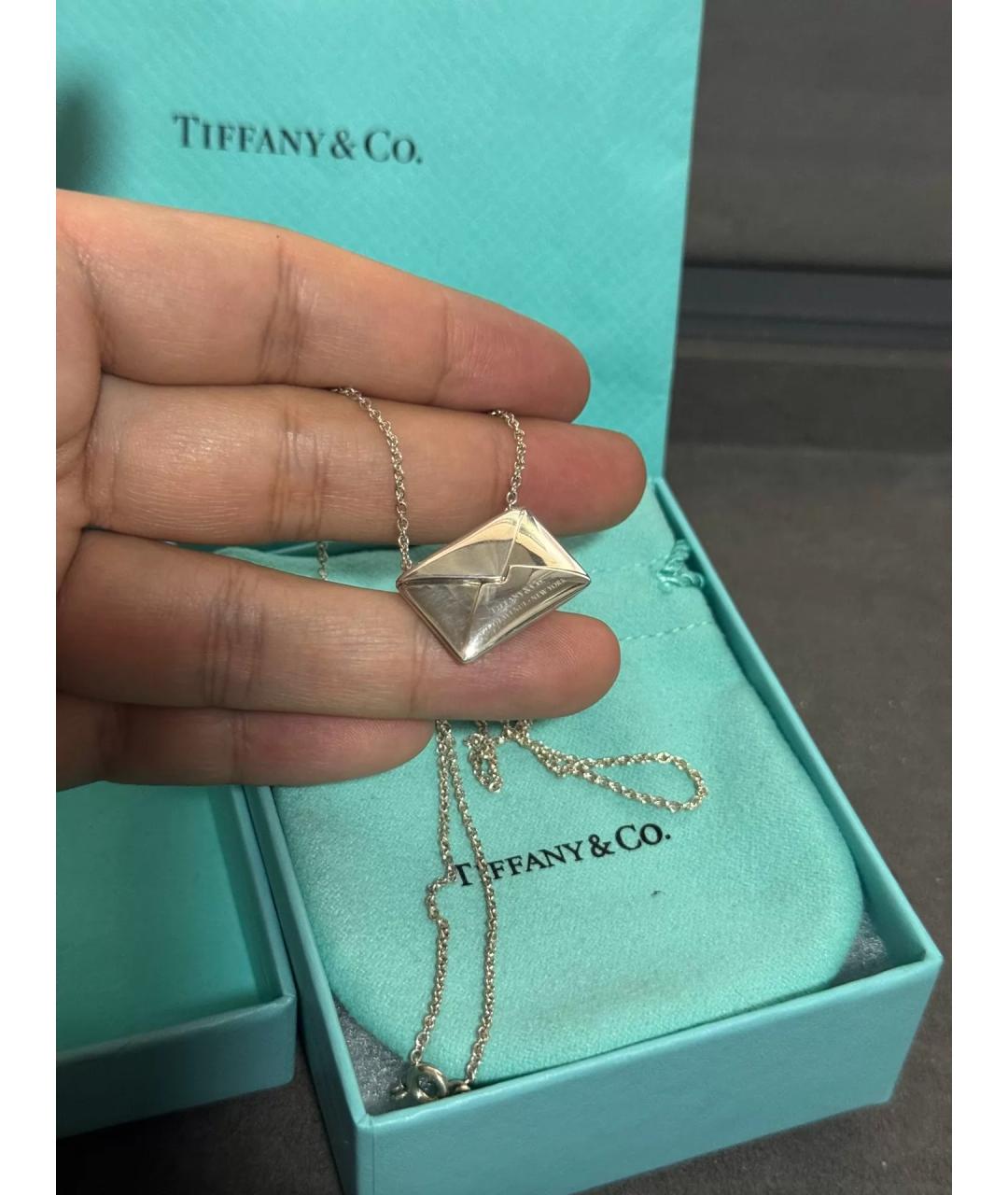 TIFFANY&CO Серебряное серебряное колье, фото 3
