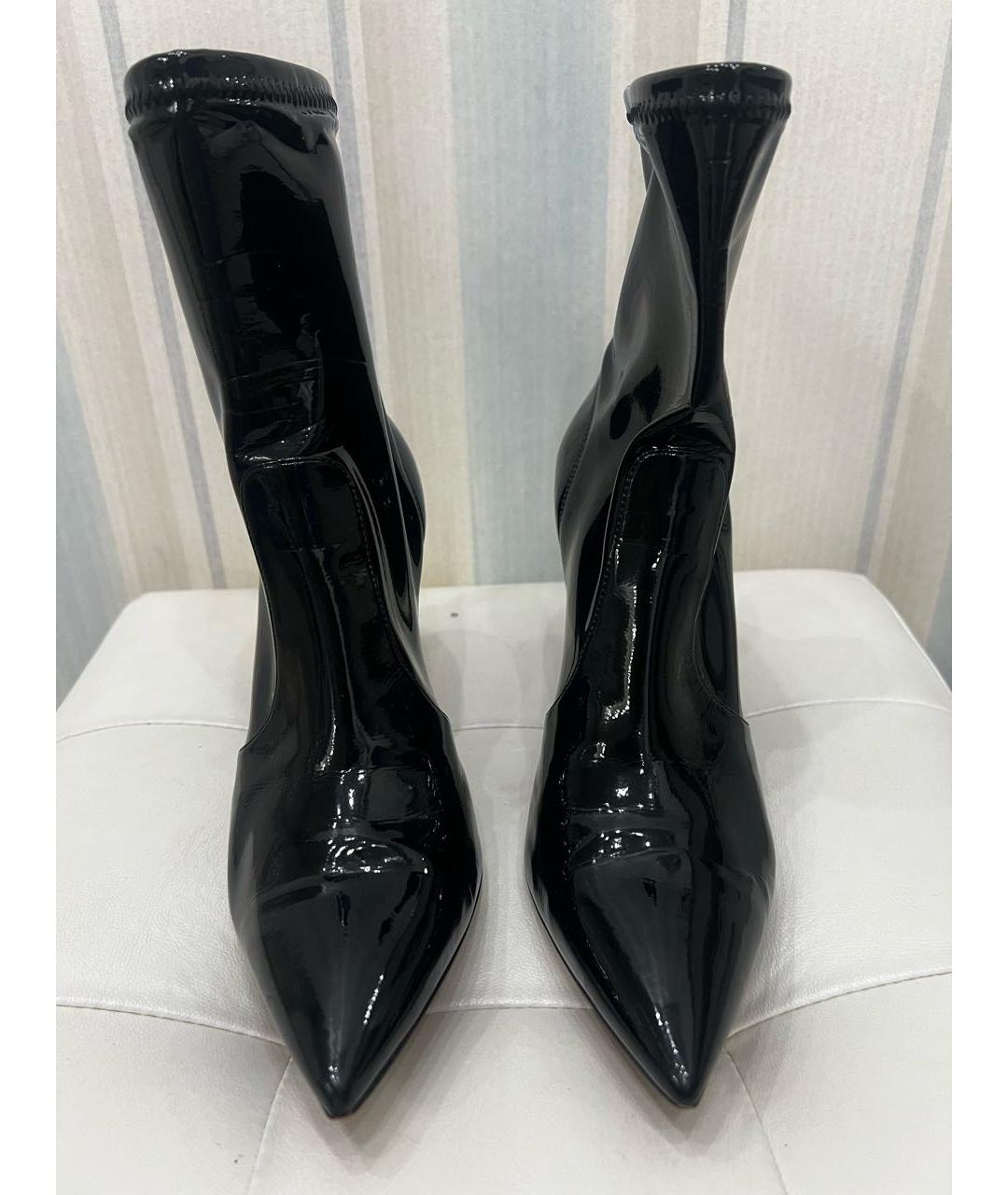 GIANVITO ROSSI Черные ботильоны из лакированной кожи, фото 2
