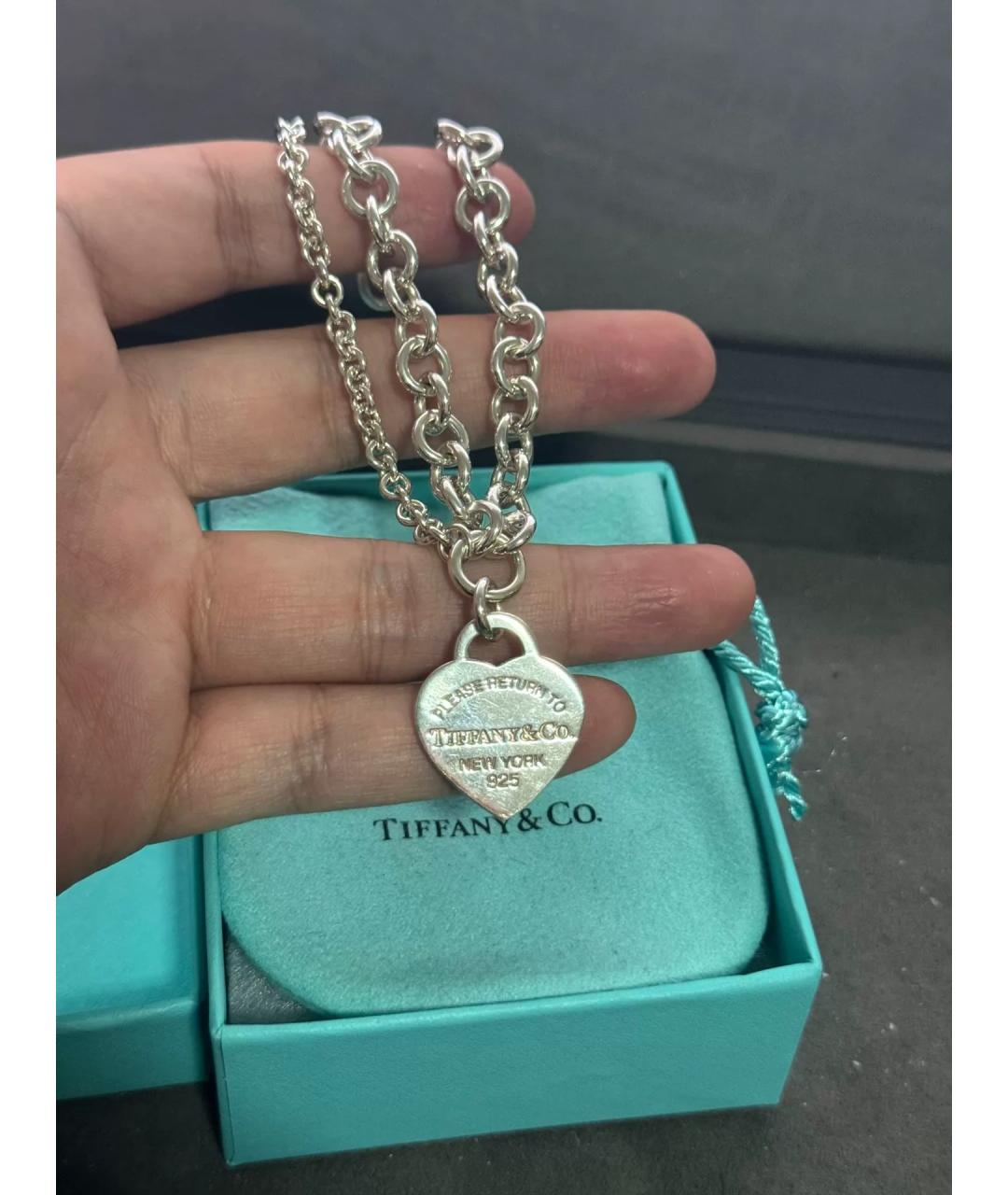 TIFFANY&CO Серебряный серебряный браслет, фото 6