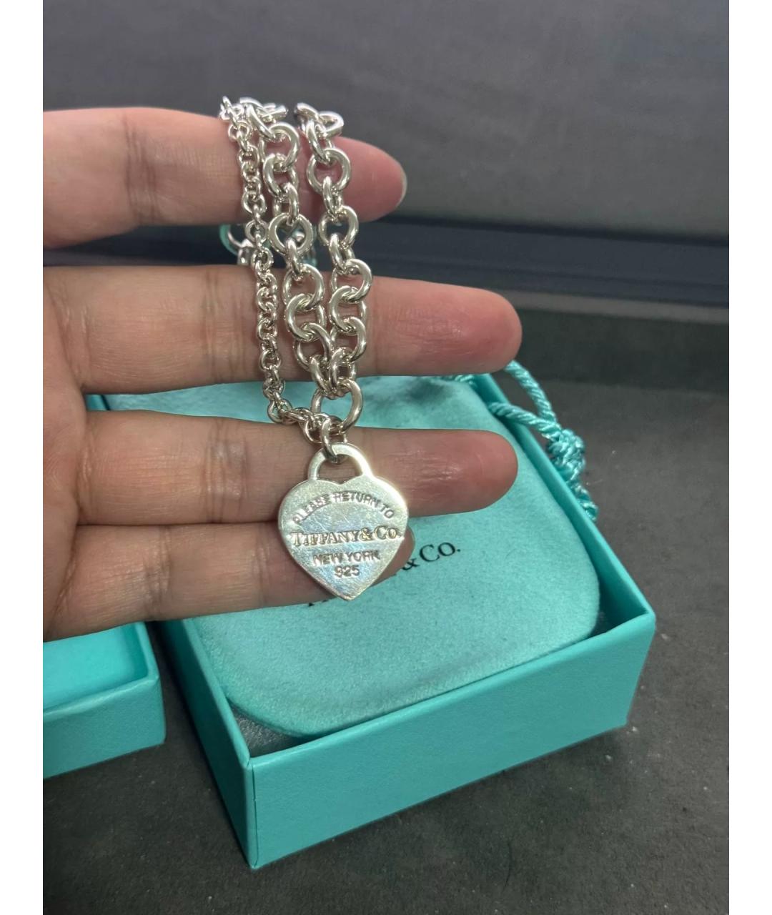 TIFFANY&CO Серебряный серебряный браслет, фото 3