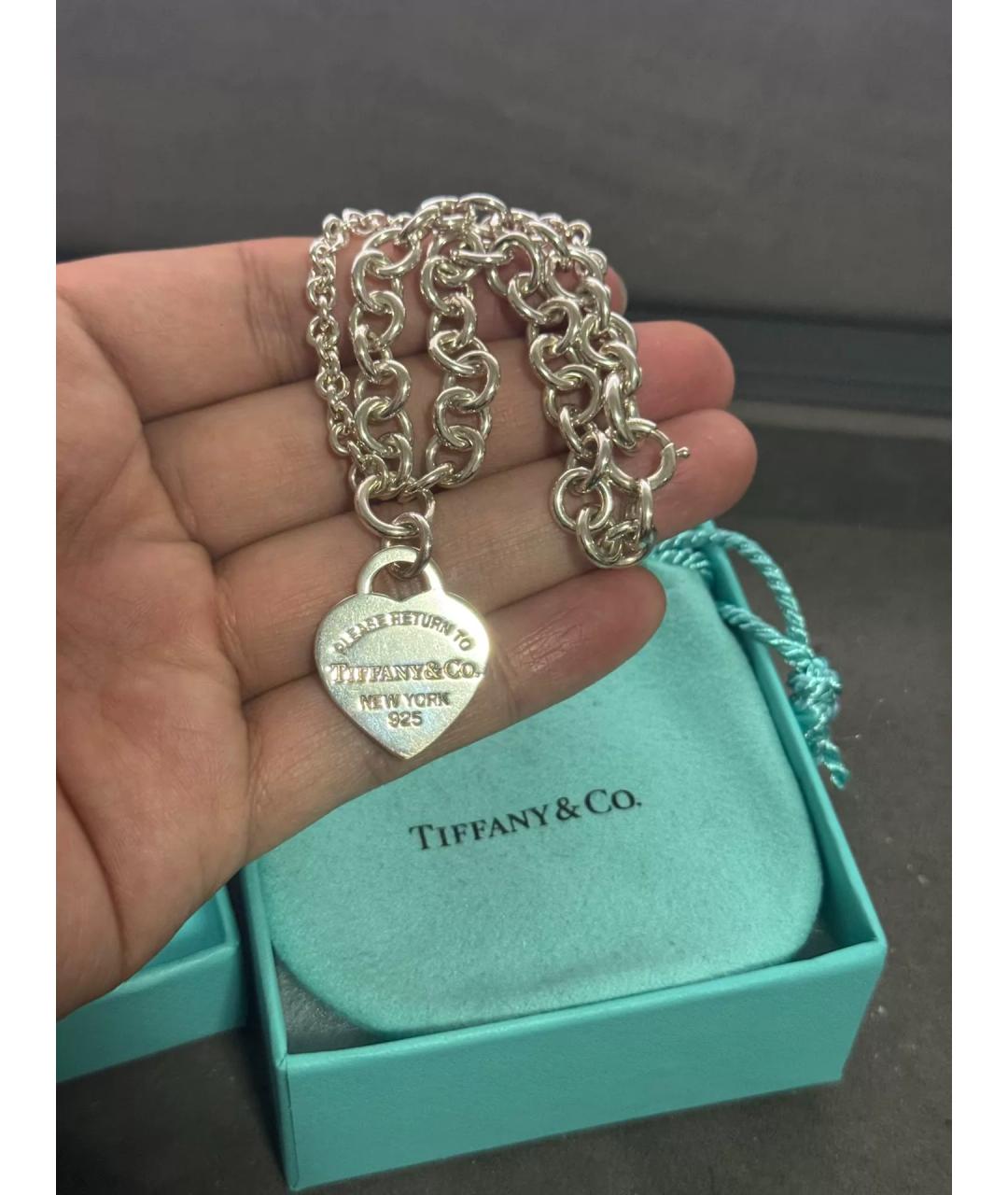 TIFFANY&CO Серебряный серебряный браслет, фото 4