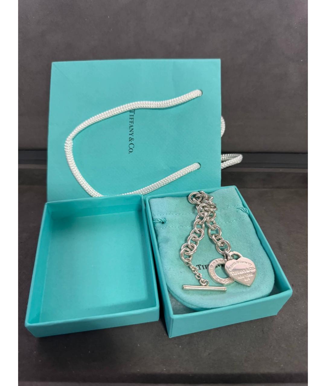TIFFANY&CO Серебряный серебряный браслет, фото 2