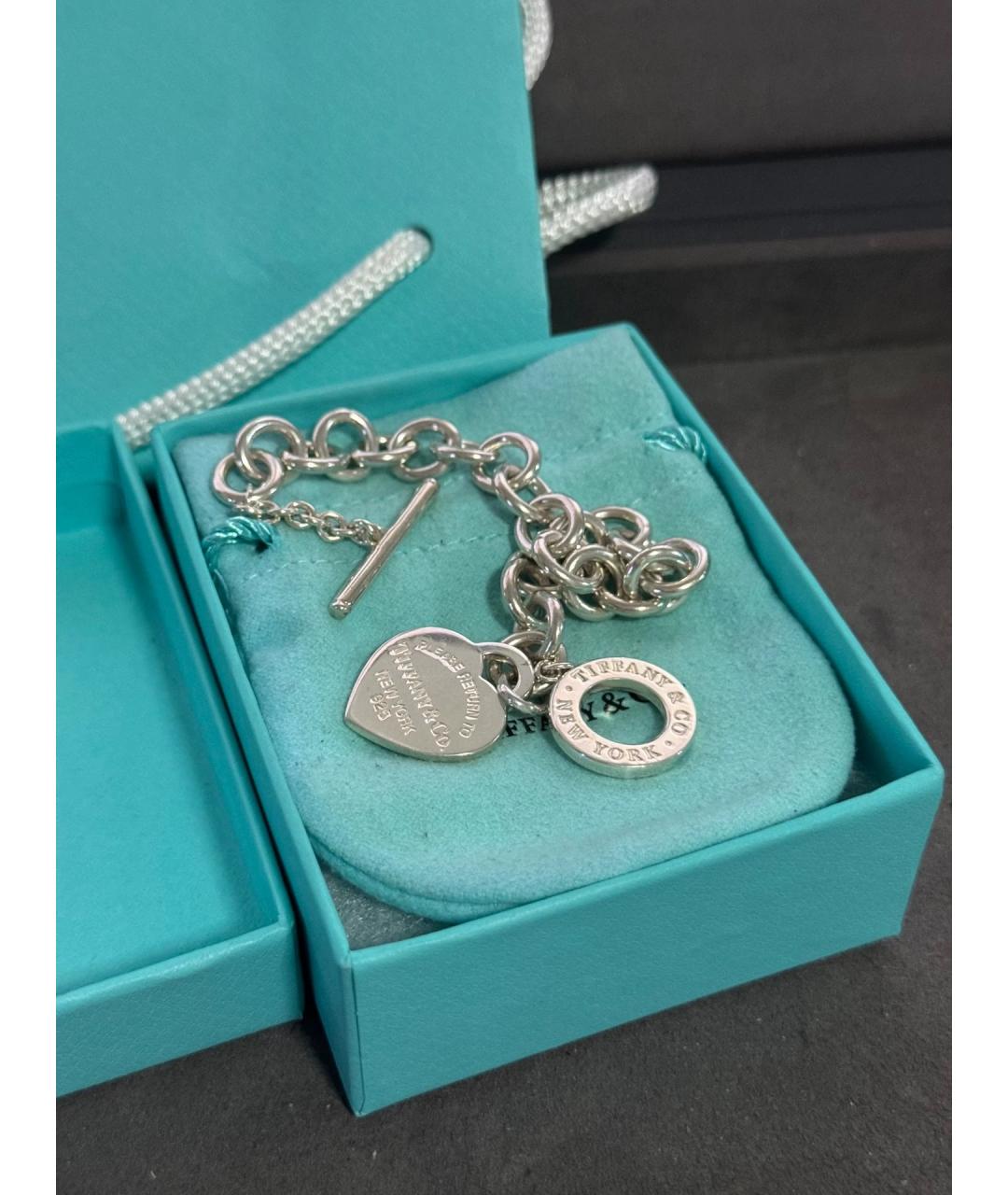 TIFFANY&CO Серебряный серебряный браслет, фото 5