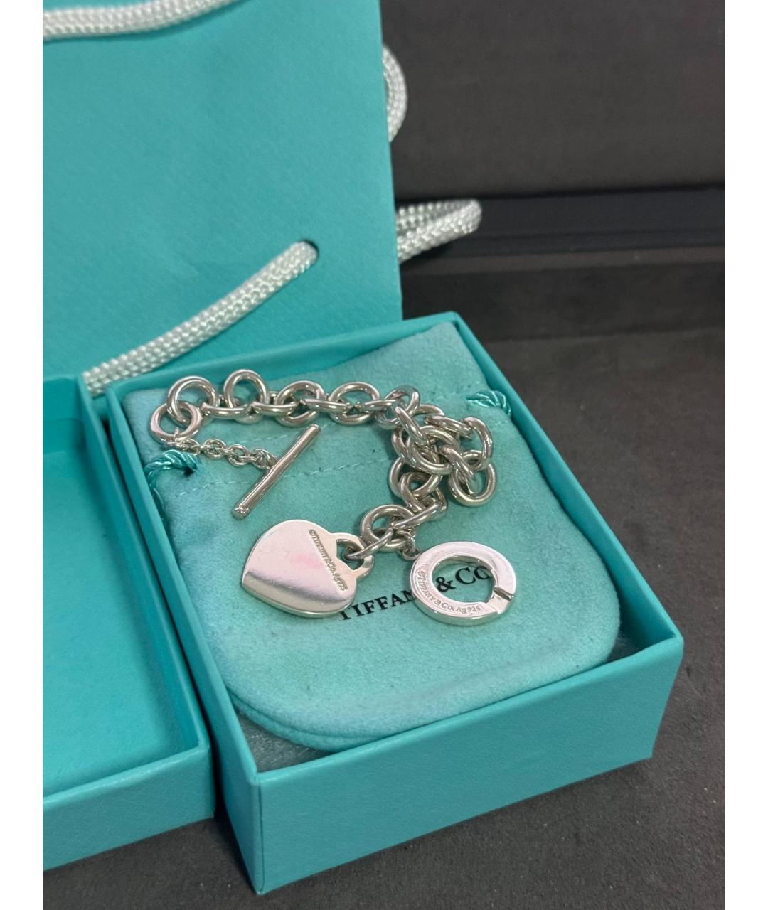 TIFFANY&CO Серебряный серебряный браслет, фото 6