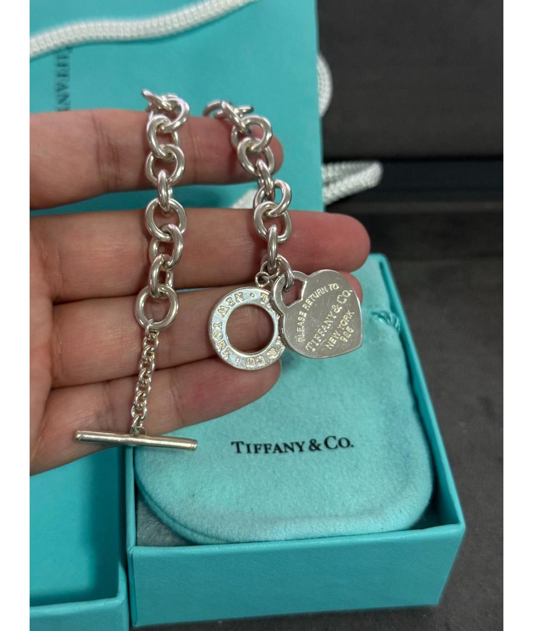 TIFFANY&CO Серебряный серебряный браслет, фото 3