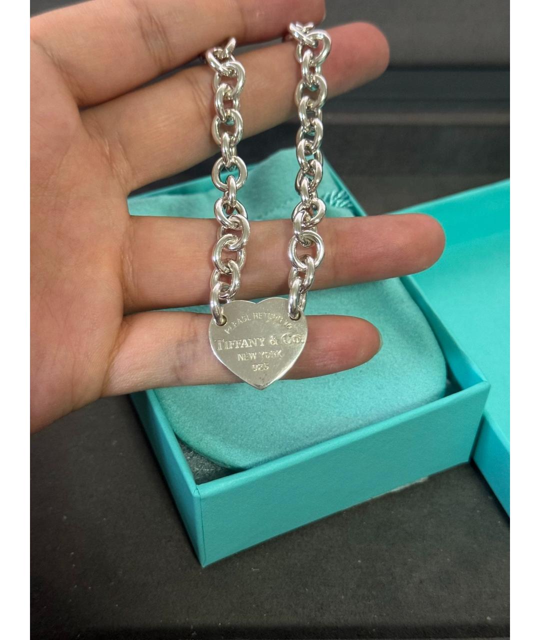 TIFFANY&CO Серебряный серебряный браслет, фото 4
