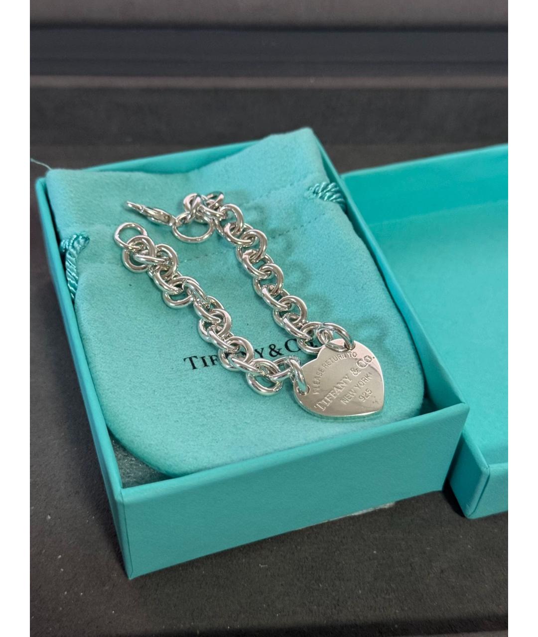 TIFFANY&CO Серебряный серебряный браслет, фото 7