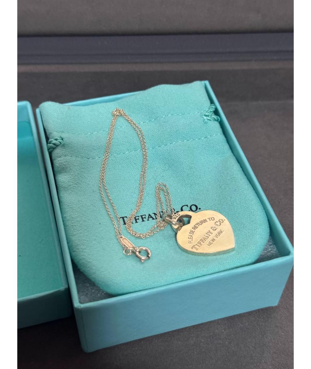 TIFFANY&CO Серебряное серебряное колье, фото 6