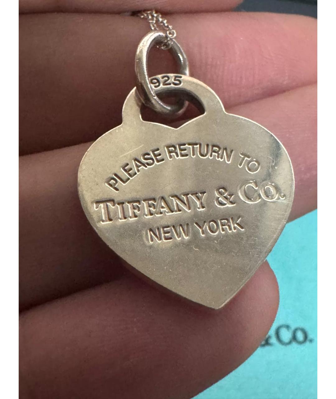 TIFFANY&CO Серебряное серебряное колье, фото 3