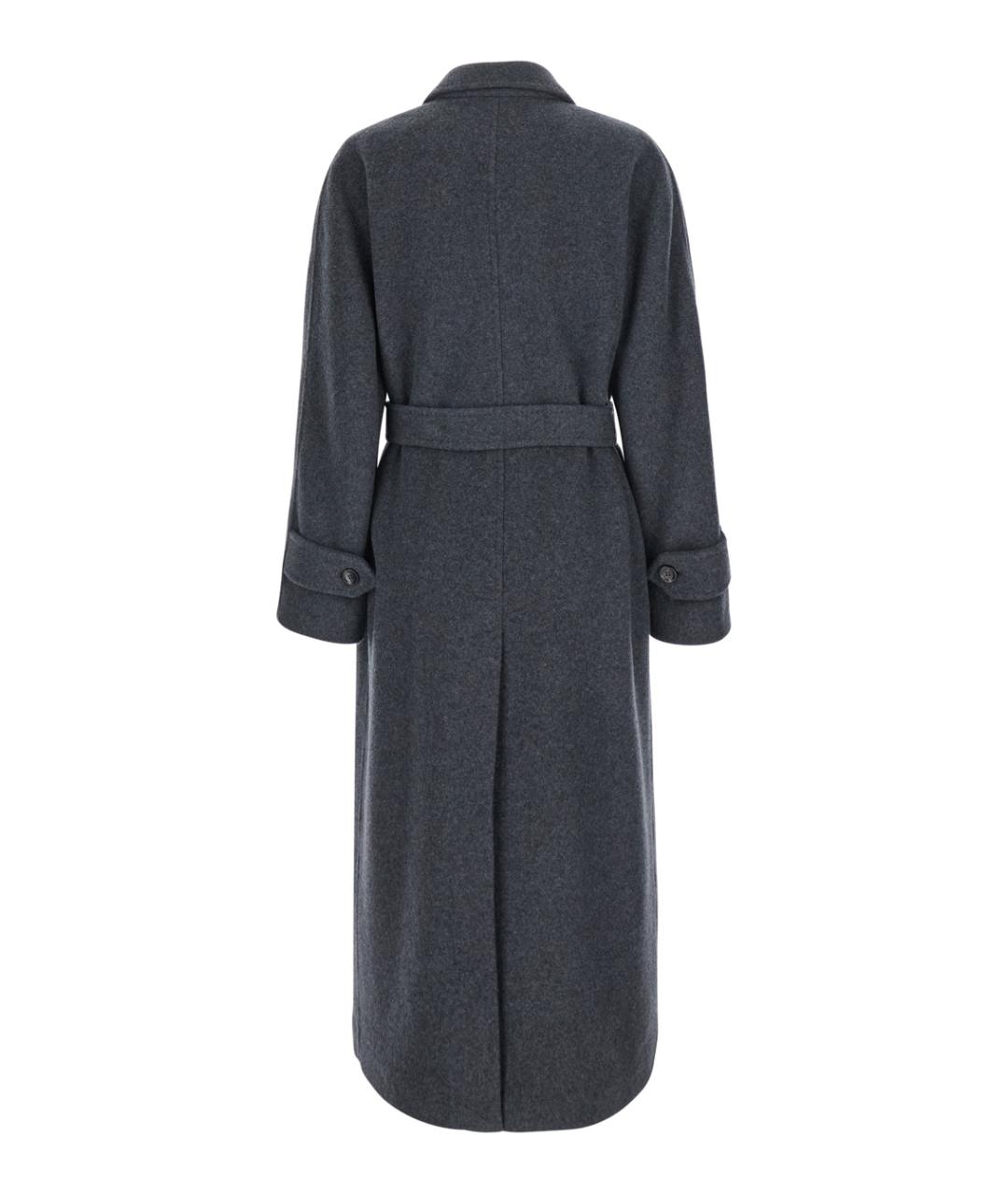 MAX MARA Серое кашемировое пальто, фото 2