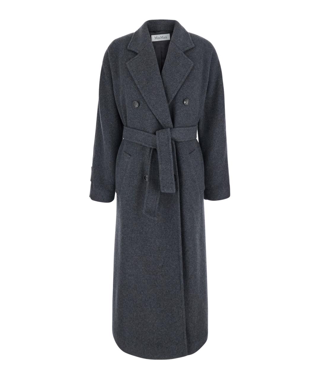 MAX MARA Серое кашемировое пальто, фото 1