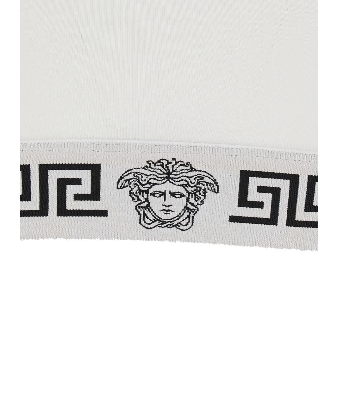 VERSACE Белая хлопковая майка, фото 3