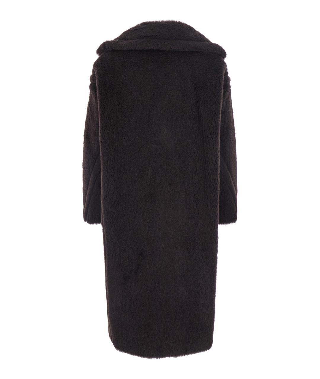 MAX MARA Коричневое шерстяное пальто, фото 2