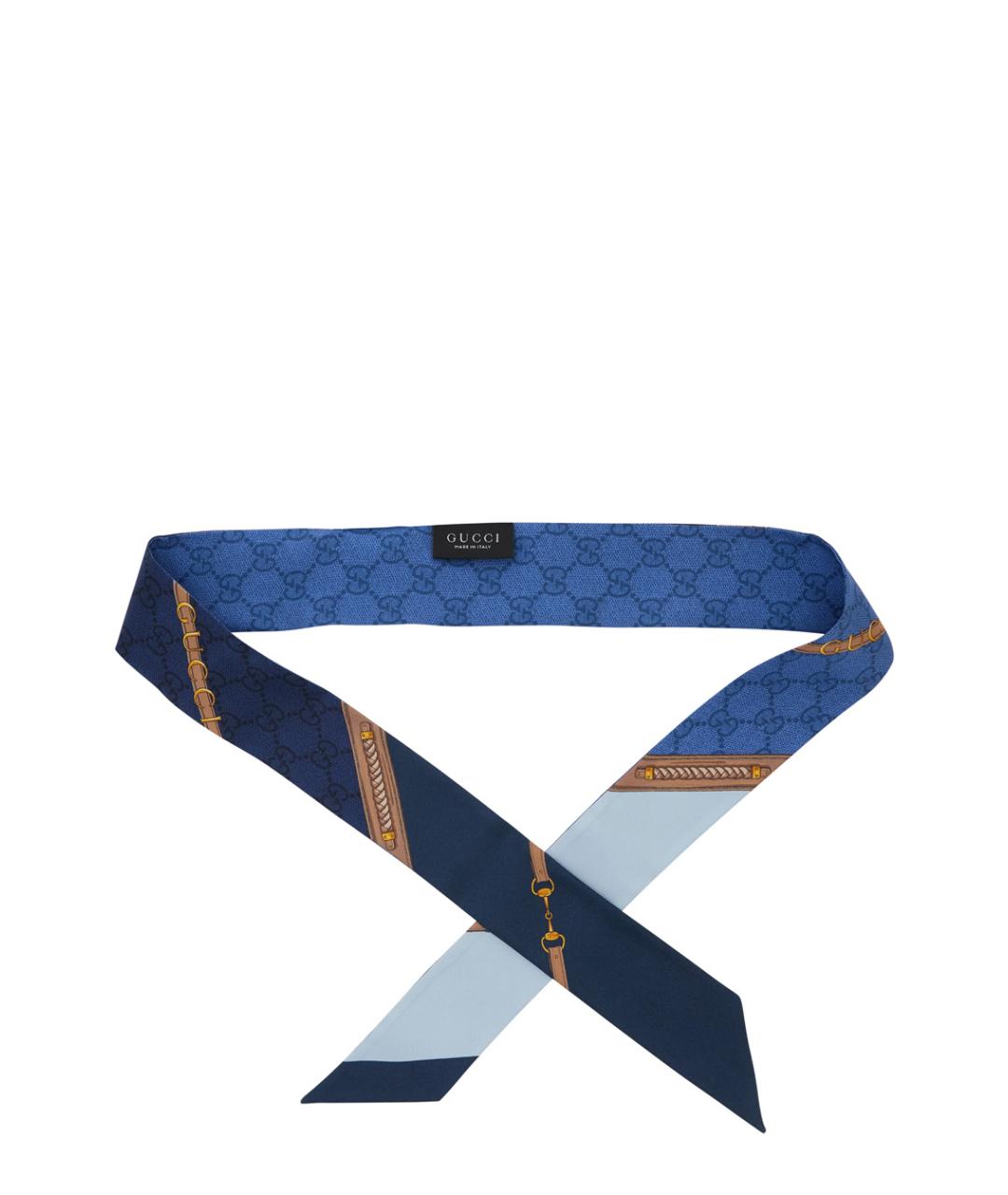 GUCCI Мульти шелковый шарф, фото 2