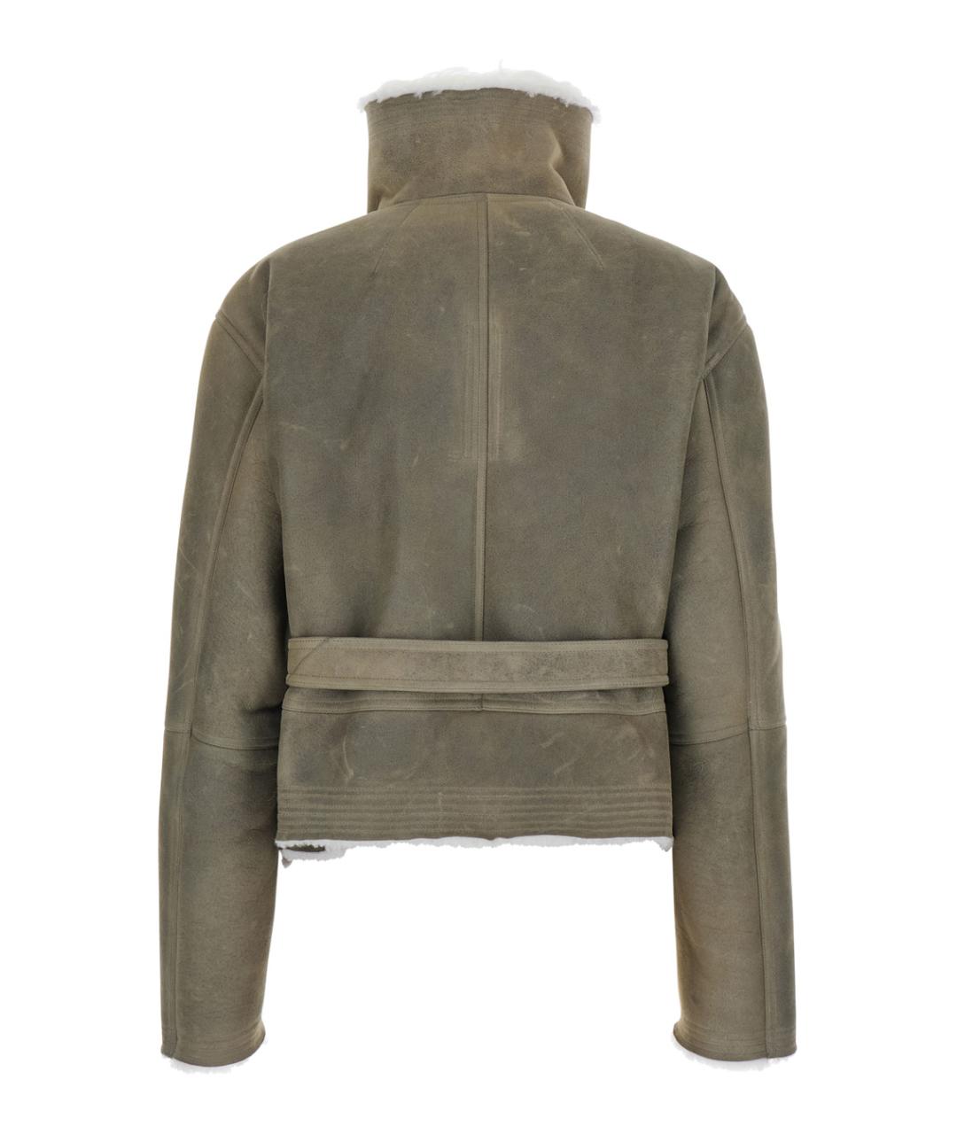 RICK OWENS Мульти кожаная куртка, фото 2
