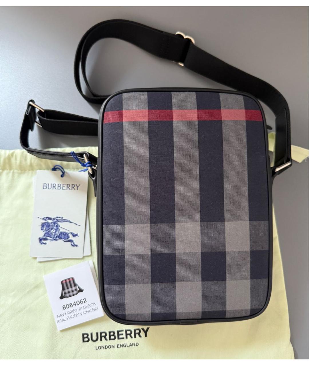 BURBERRY Мульти сумка на плечо из канвы, фото 4