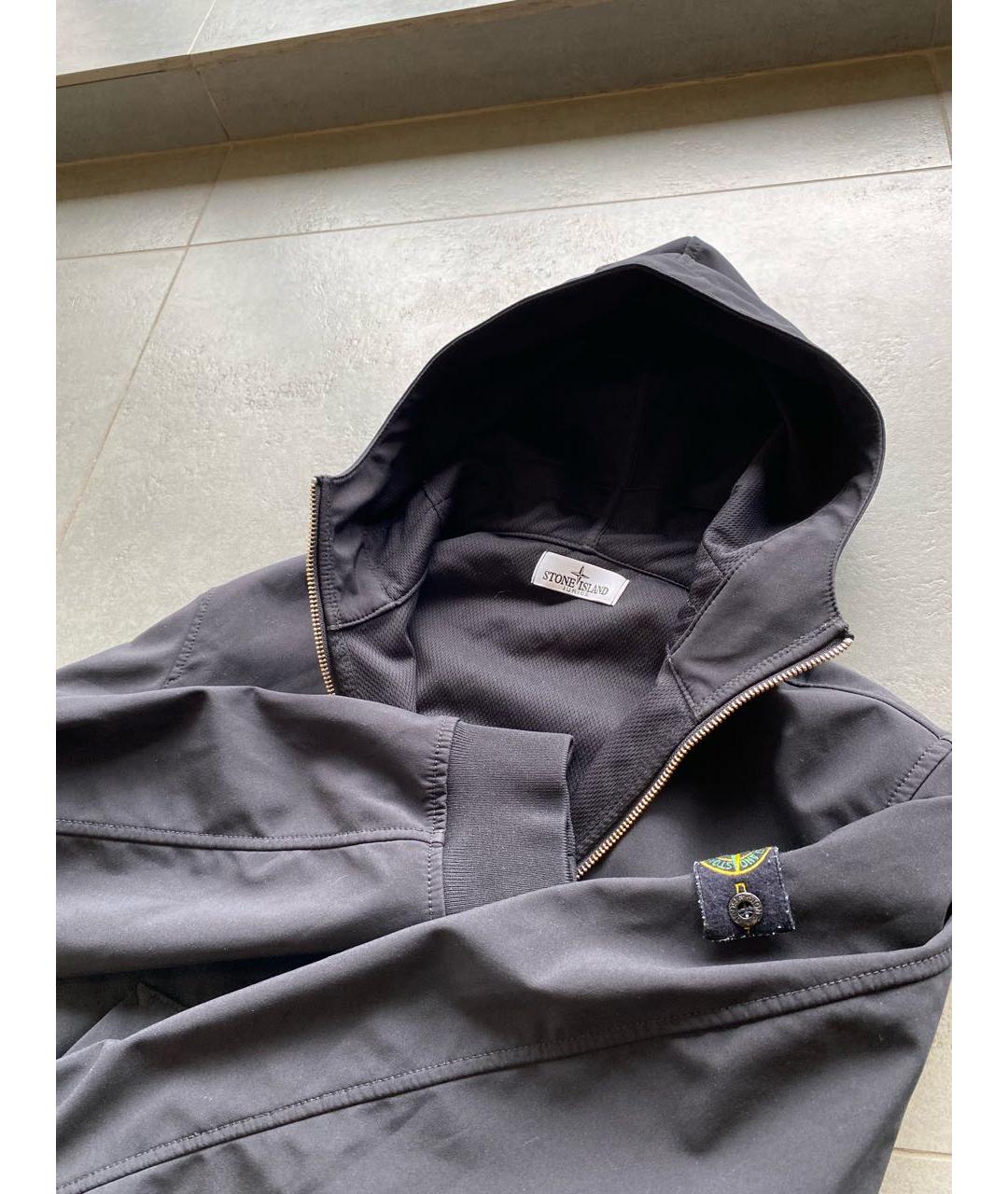 STONE ISLAND Черная куртка, фото 3