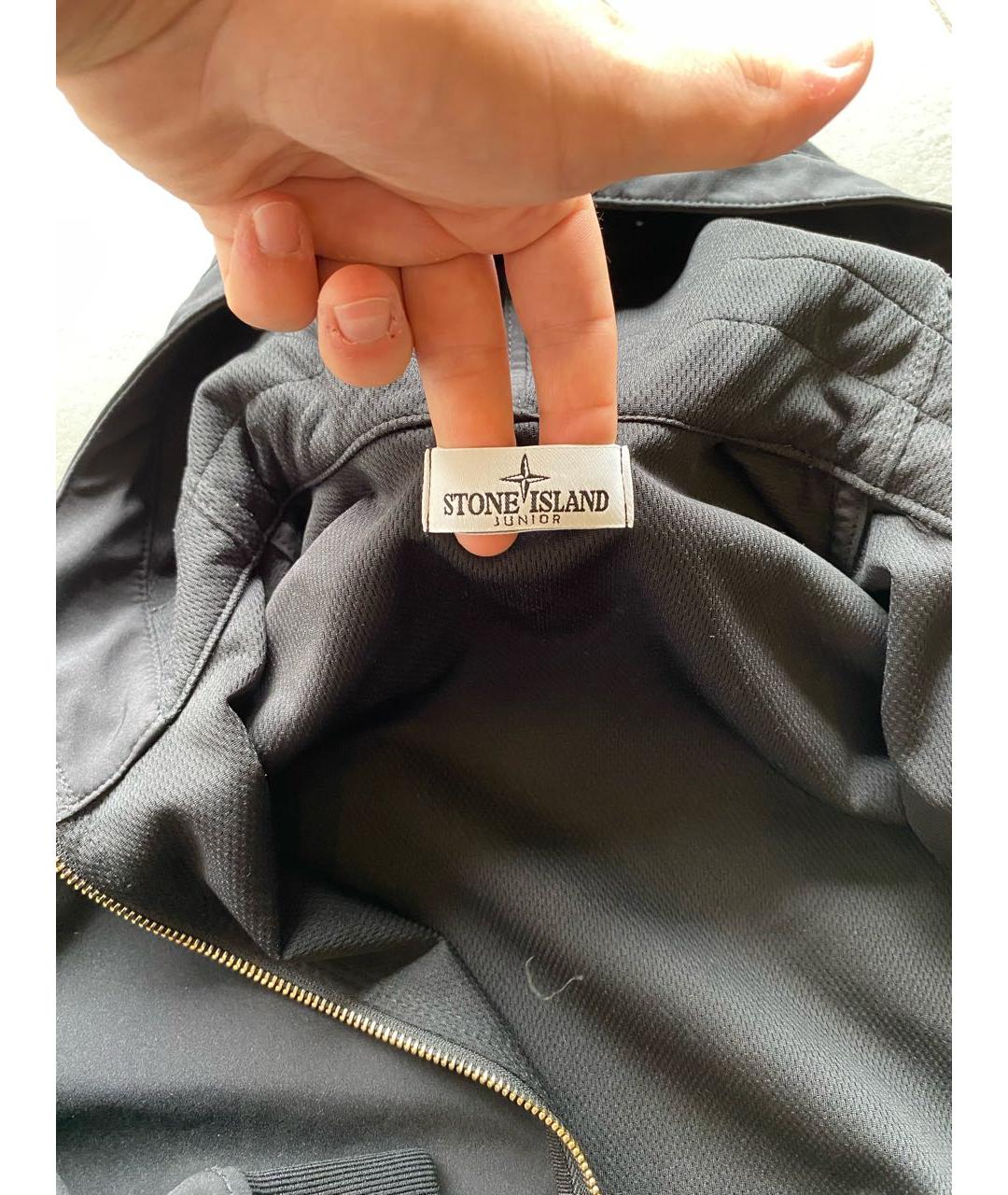 STONE ISLAND Черная куртка, фото 4