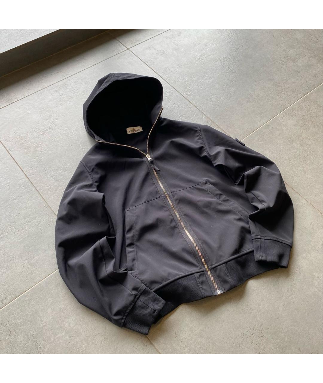 STONE ISLAND Черная куртка, фото 2