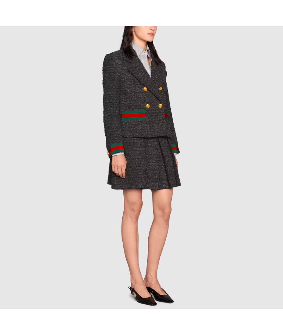 GUCCI Серый жакет/пиджак, фото 4
