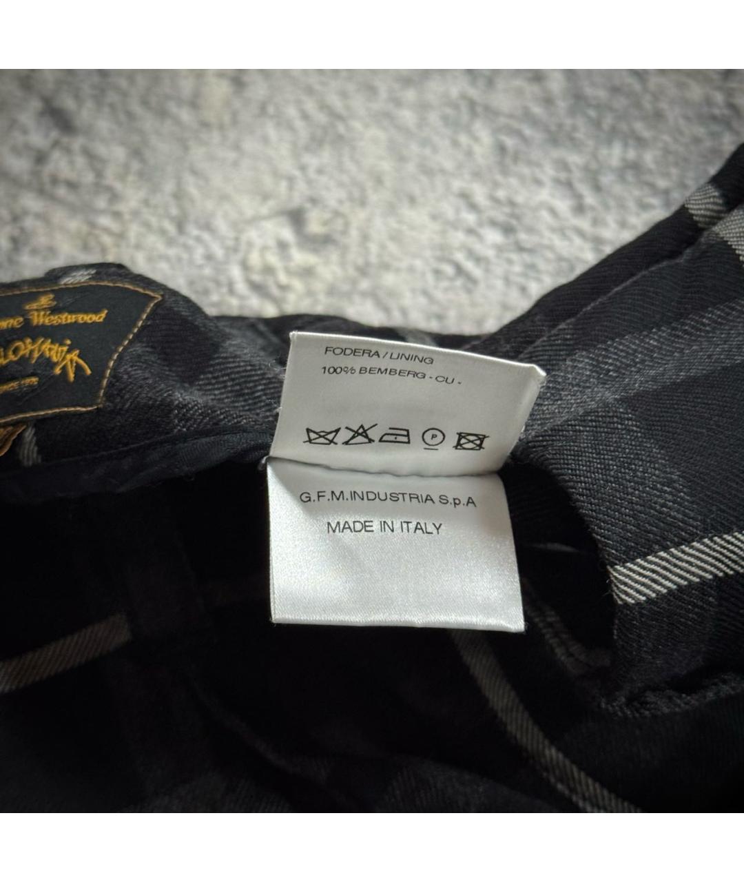 VIVIENNE WESTWOOD Черные брюки широкие, фото 4