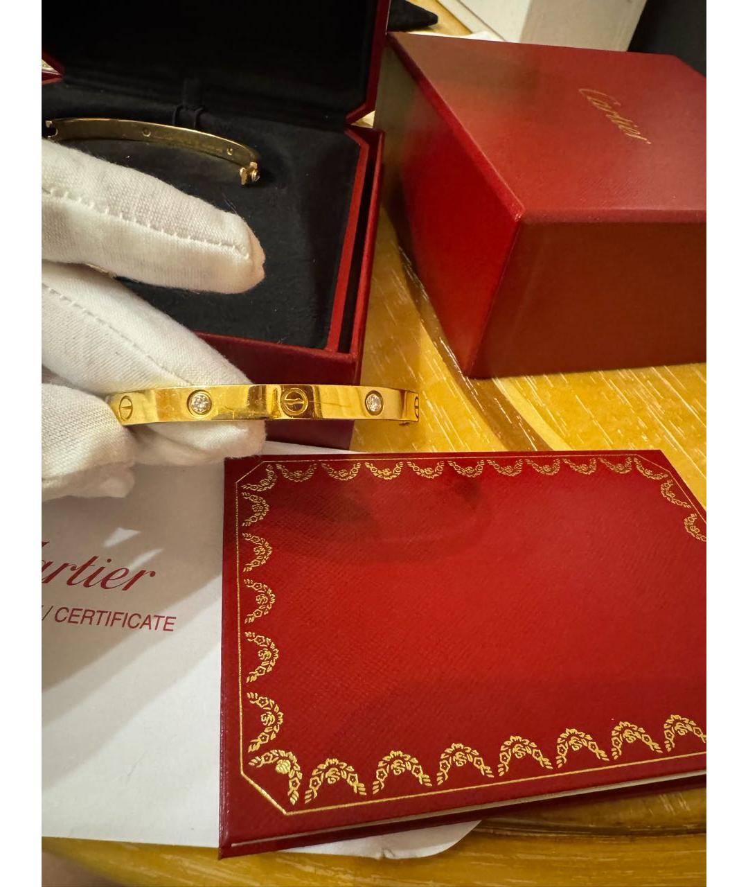 CARTIER Золотой браслет из желтого золота, фото 4
