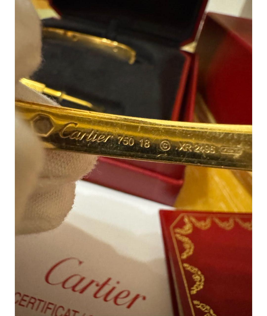 CARTIER Золотой браслет из желтого золота, фото 5
