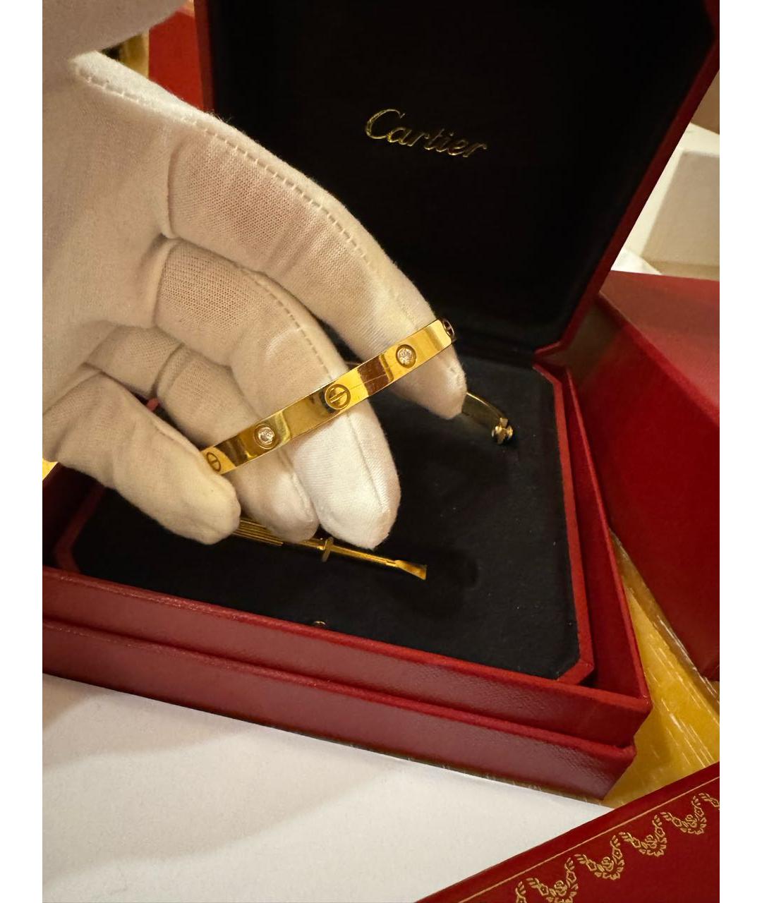 CARTIER Золотой браслет из желтого золота, фото 3