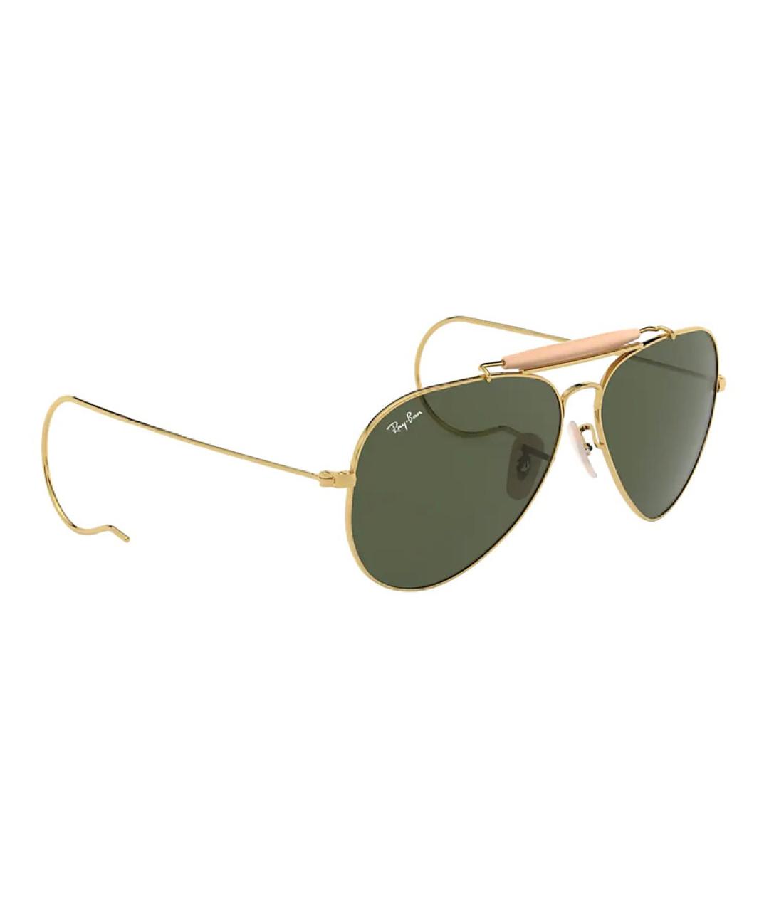 RAY BAN Зеленые солнцезащитные очки, фото 2