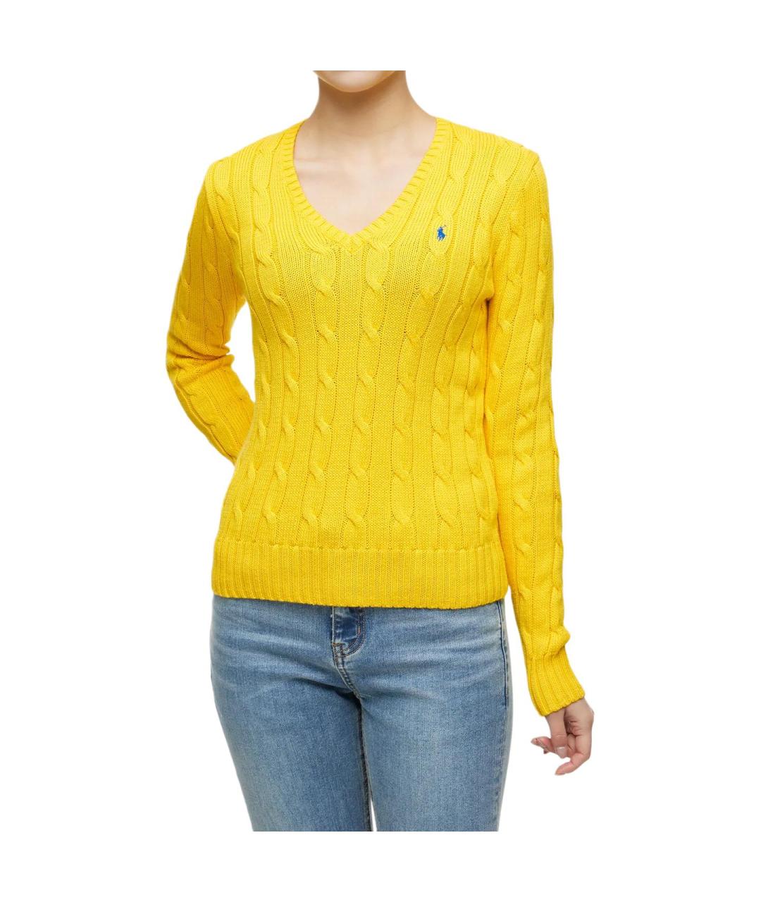 POLO RALPH LAUREN Желтый джемпер / свитер, фото 6