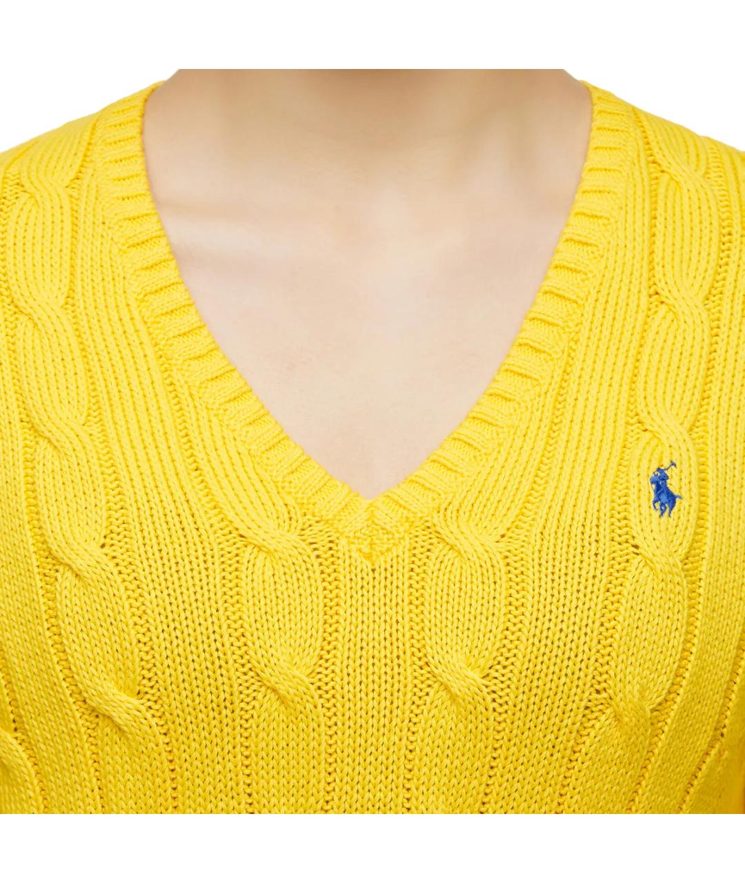 POLO RALPH LAUREN Желтый джемпер / свитер, фото 5