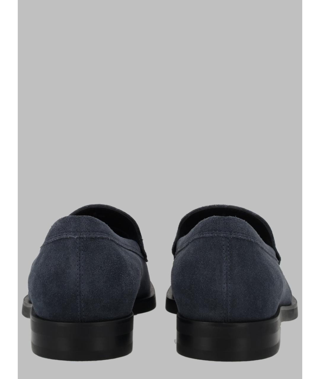 TOD'S Синие замшевые лоферы, фото 3