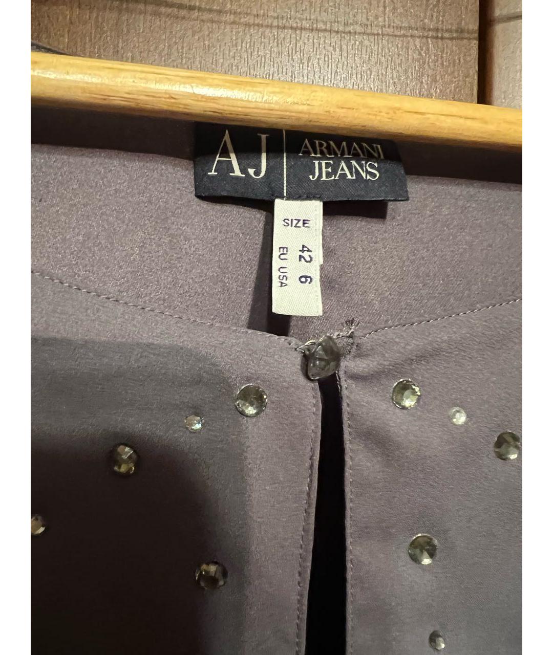 ARMANI JEANS Серое полиамидовое вечернее платье, фото 3