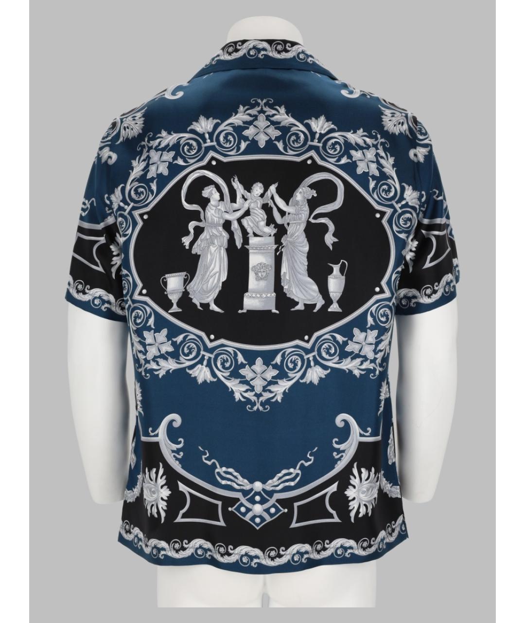 VERSACE Мульти шелковая кэжуал рубашка, фото 2