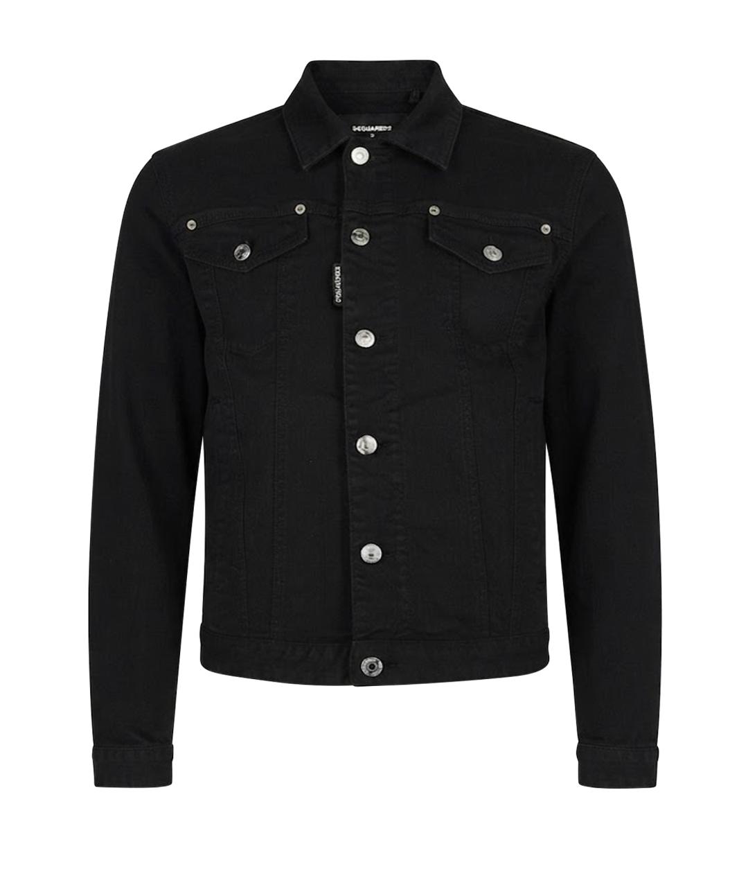 DSQUARED2 Черная хлопковая куртка, фото 1