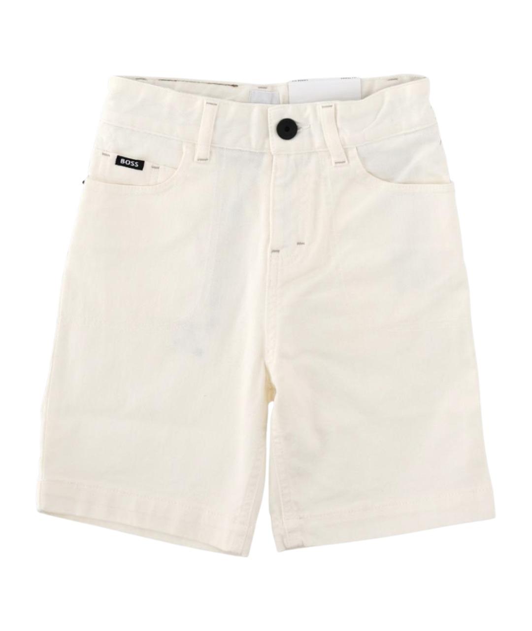 HUGO BOSS Белые хлопковые брюки и шорты, фото 1