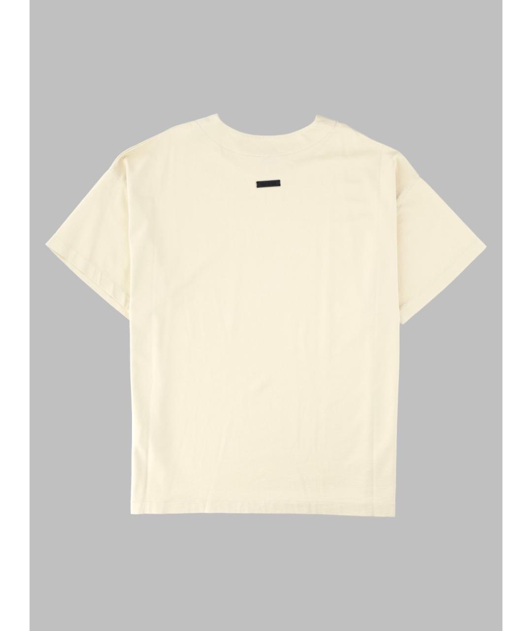 FEAR OF GOD Белая хлопковая футболка, фото 2