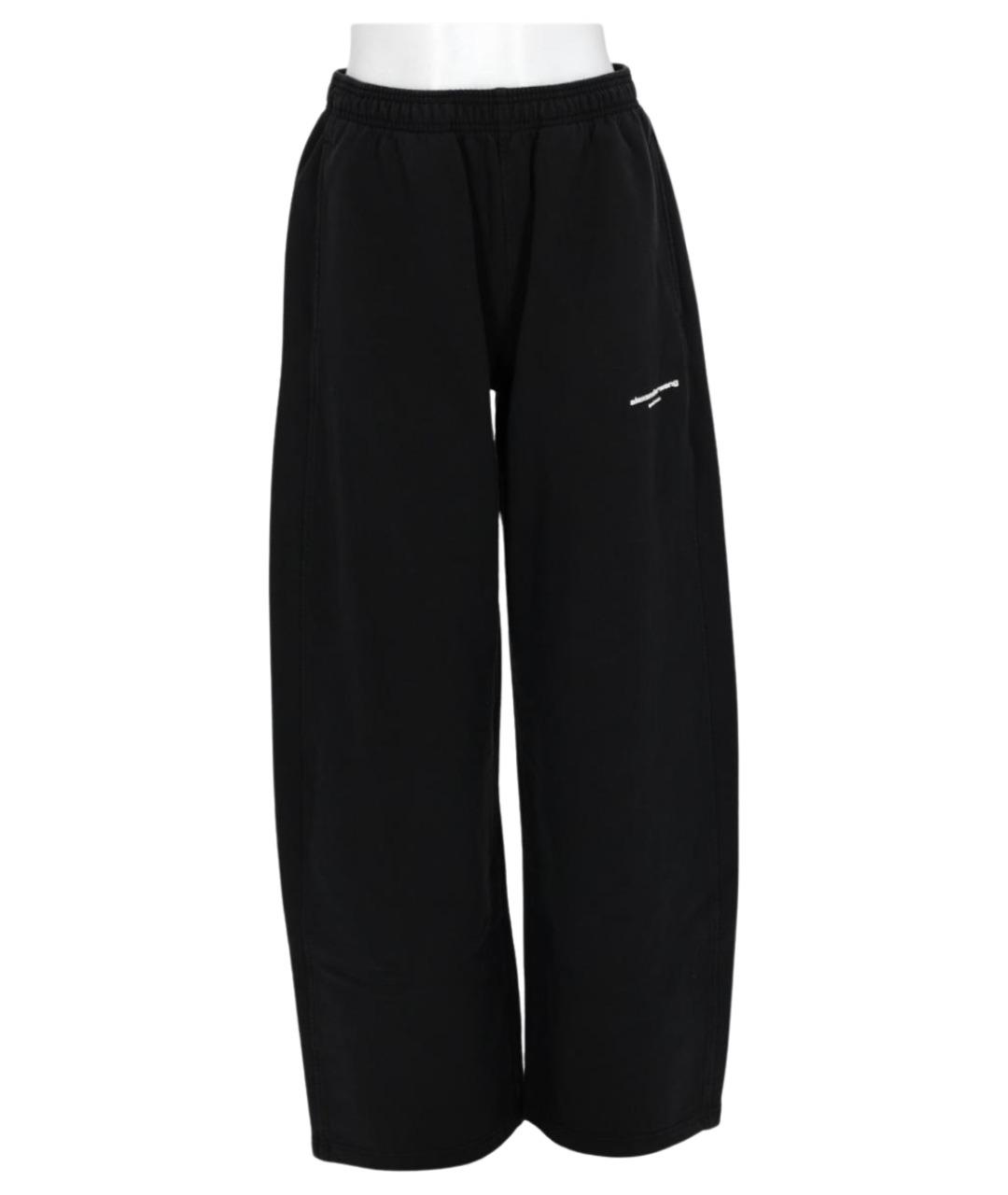 ALEXANDER WANG Черные хлопковые спортивные брюки и шорты, фото 1